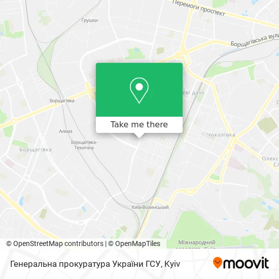 Генеральна прокуратура України ГСУ map