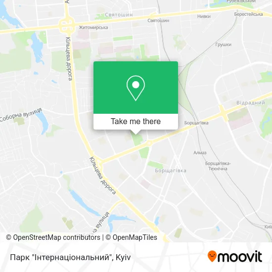 Карта Парк "Інтернаціональний"