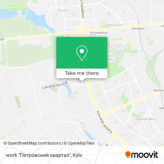 work "Петровский квартал" map