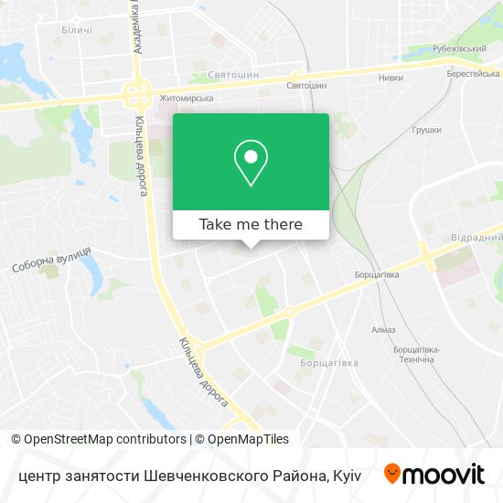 центр занятости Шевченковского Района map