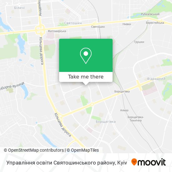 Управління освіти Святошинського району map