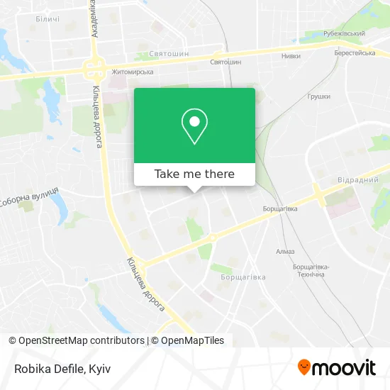 Robika Defile map