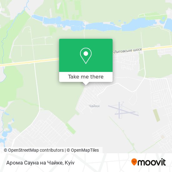 Арома Сауна на Чайке map