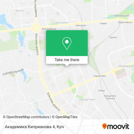 Карта Академика Киприанова 4