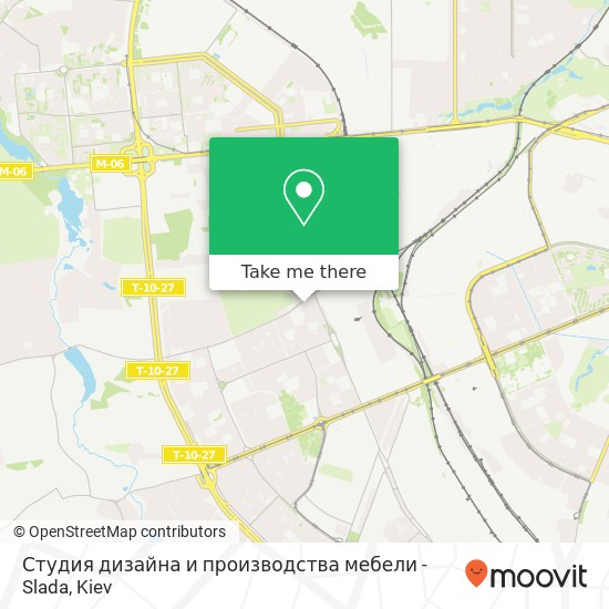 Студия дизайна и производства мебели - Slada map