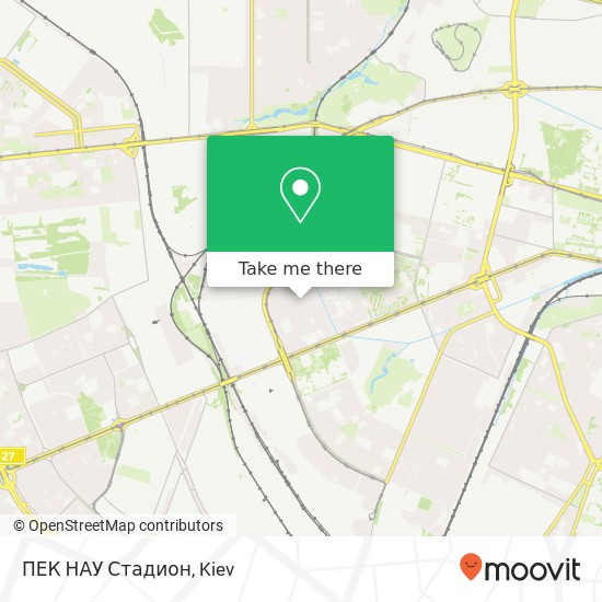 ПЕК НАУ Стадион map