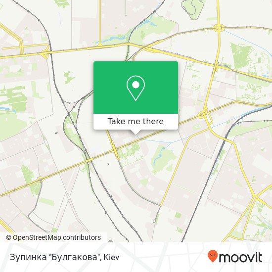 Зупинка "Булгакова" map