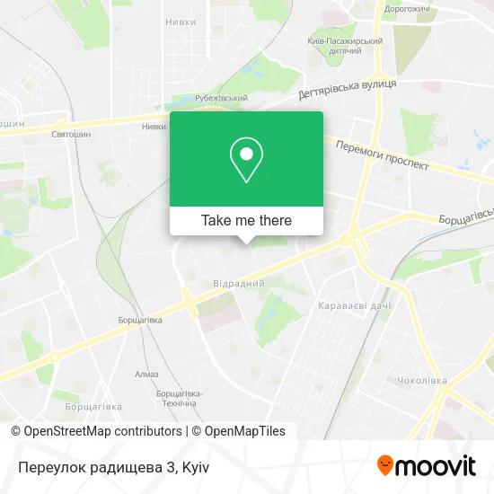 Карта Переулок радищева 3