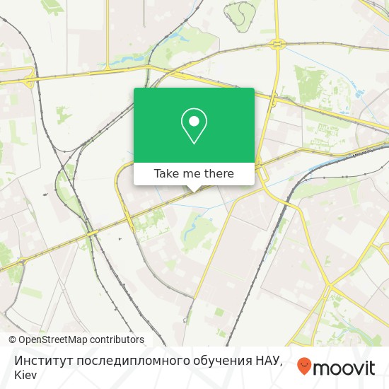 Институт последипломного обучения НАУ map