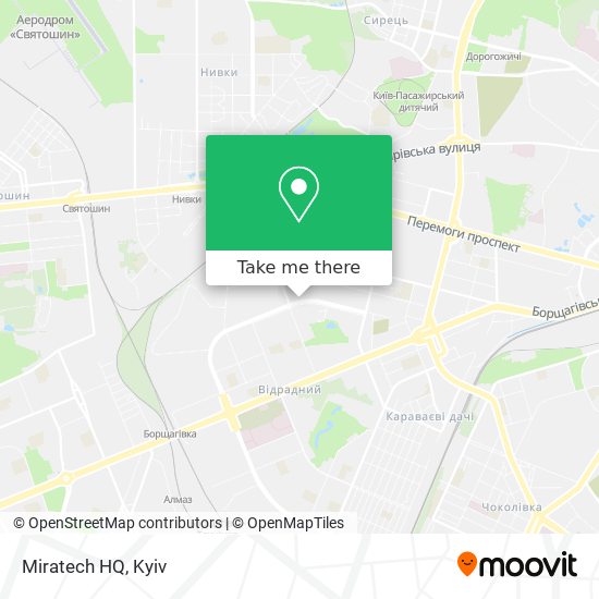 Miratech HQ map