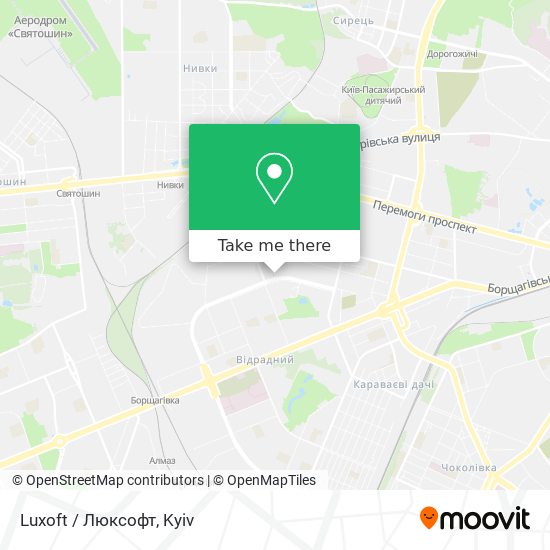 Luxoft / Люксофт map
