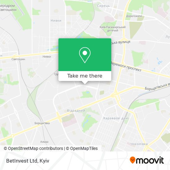 BetInvest Ltd map