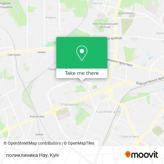Карта поликлиника Нау