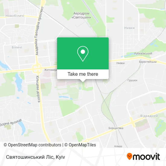 Святошинський Ліс map