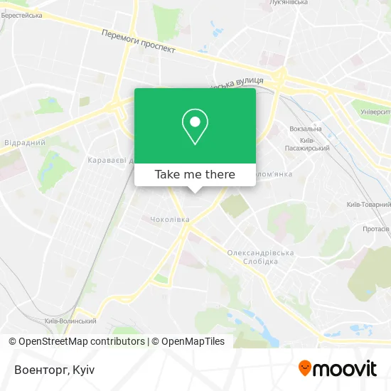 Военторг map