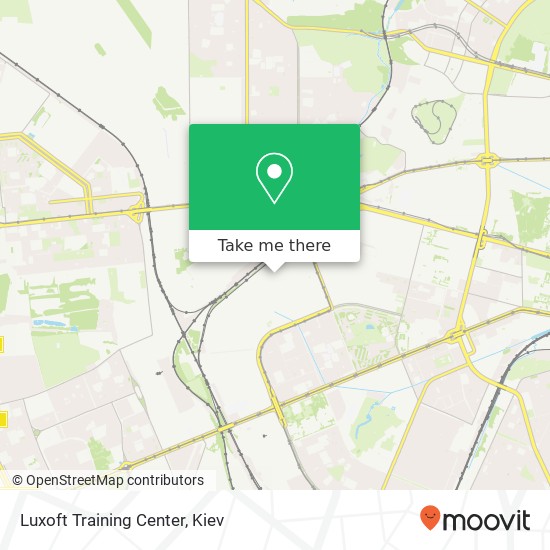 Luxoft Training Center map