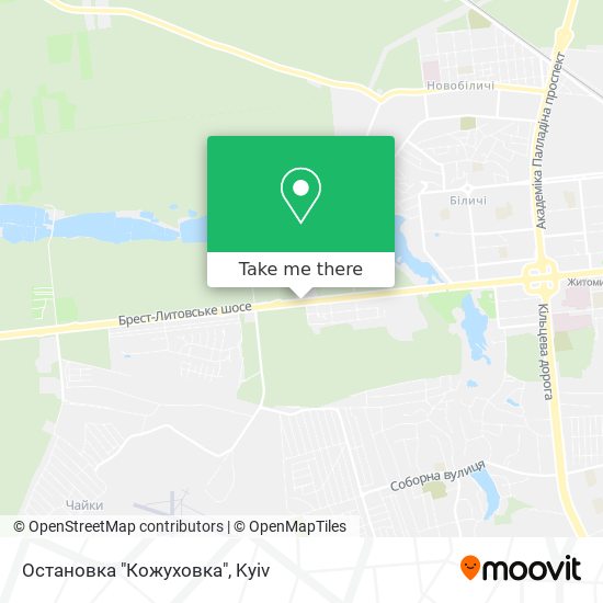 Остановка "Кожуховка" map