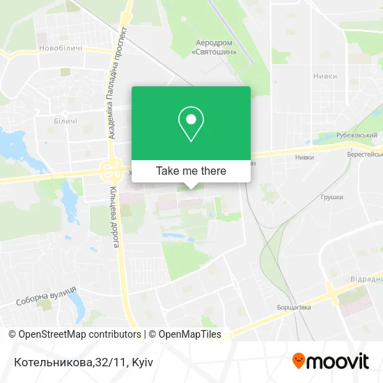 Карта Котельникова,32/11