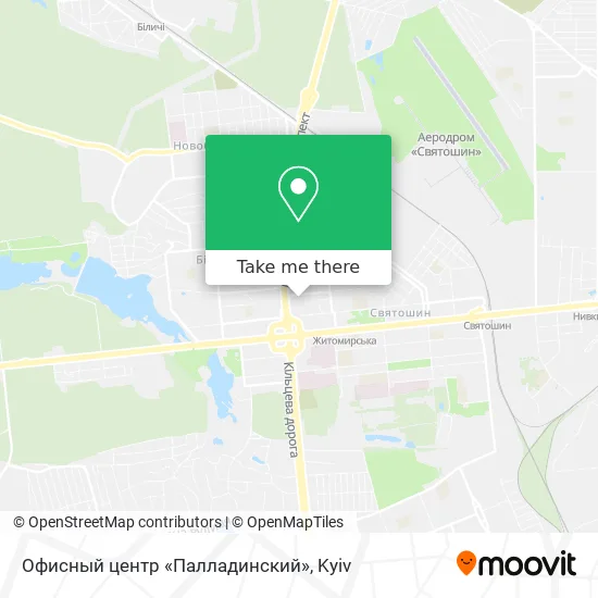 Офисный центр «Палладинский» map