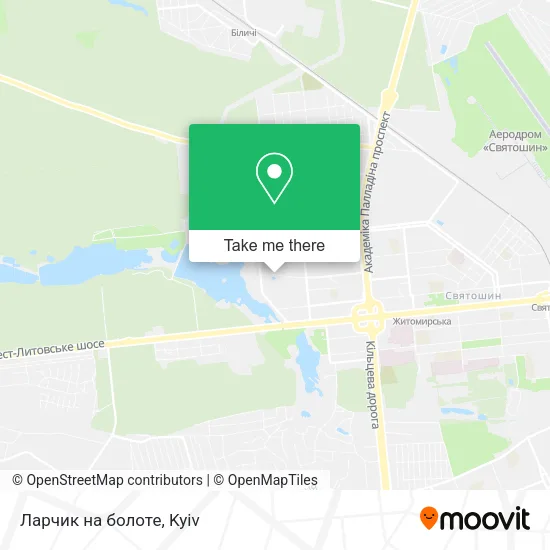 Карта Ларчик на болоте