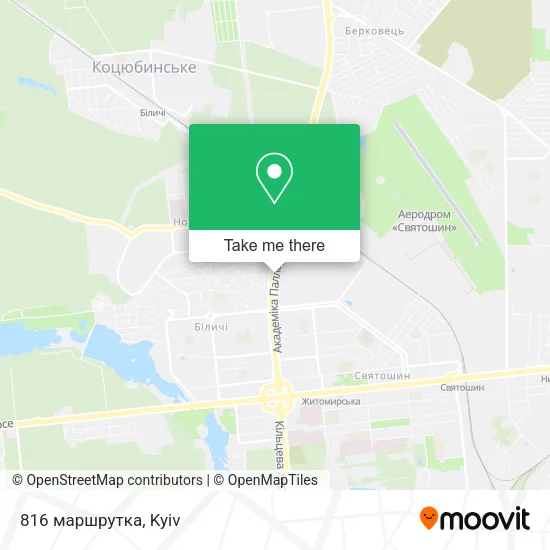 Карта 816 маршрутка