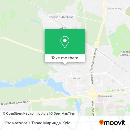 Стоматологія Тарас Миринда map