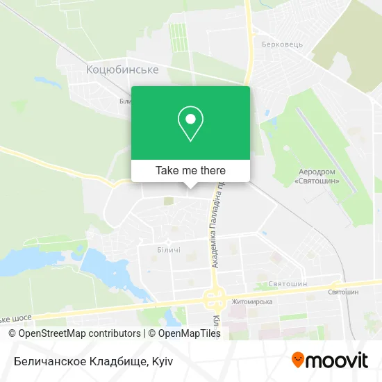 Беличанское Кладбище map