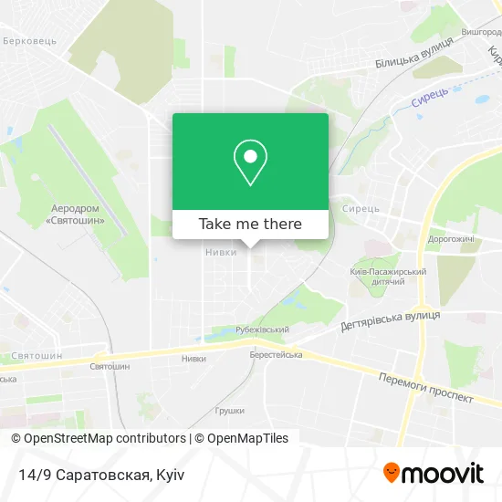 Карта 14/9 Саратовская