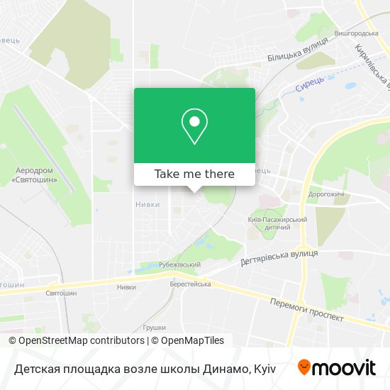 Детская площадка возле школы Динамо map