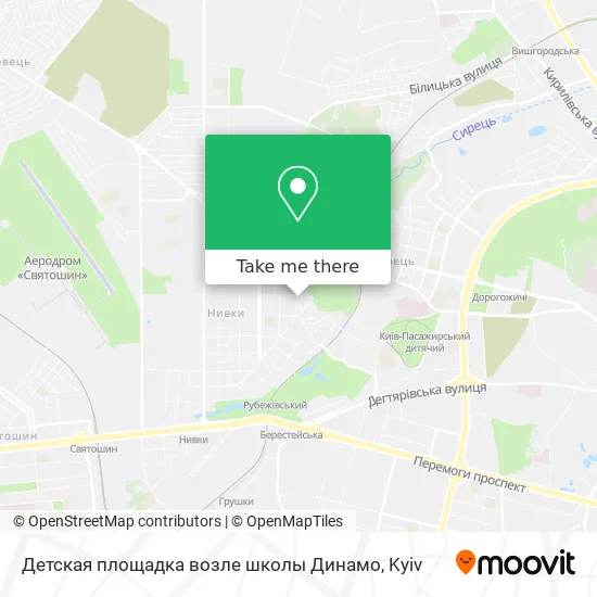 Детская площадка возле школы Динамо map
