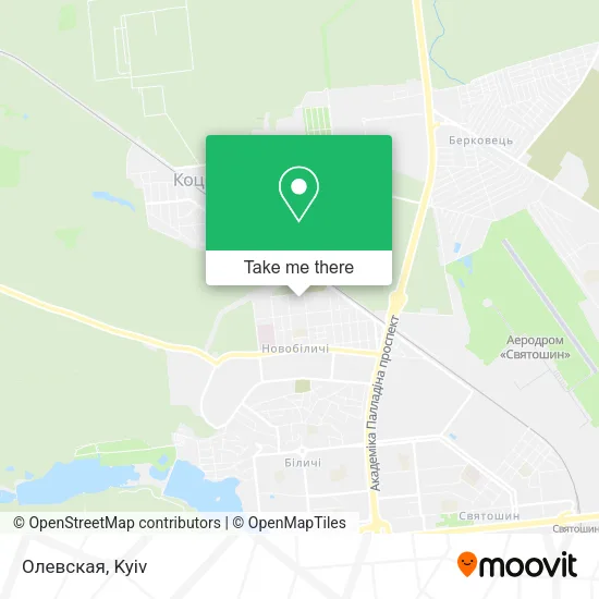 Карта Олевская