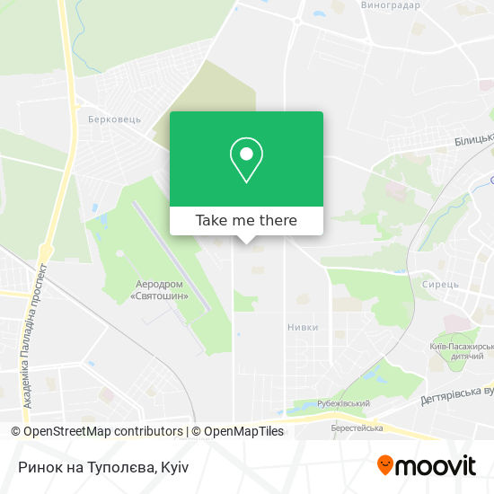 Ринок на Туполєва map