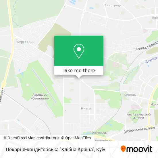 Пекарня-кондитерська "Хлібна Країна" map