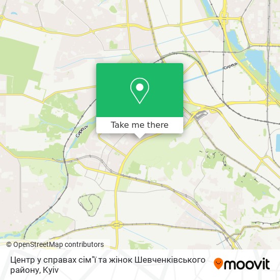 Центр у справах сім"ї та жінок Шевченківського району map