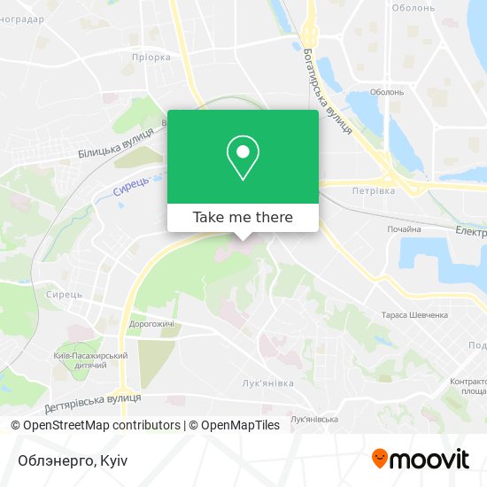 Облэнерго map