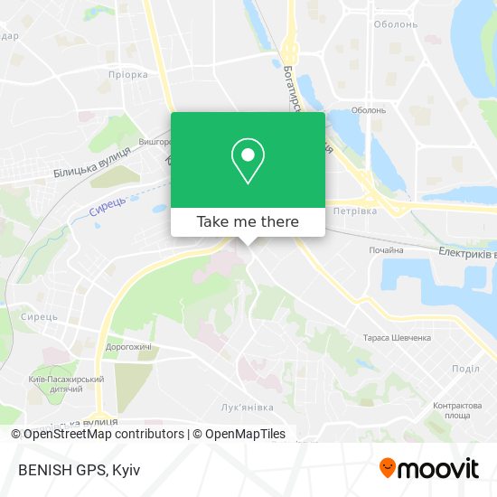 BENISH GPS map