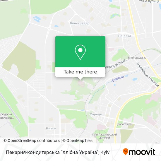 Пекарня-кондитерська "Хлібна Україна" map