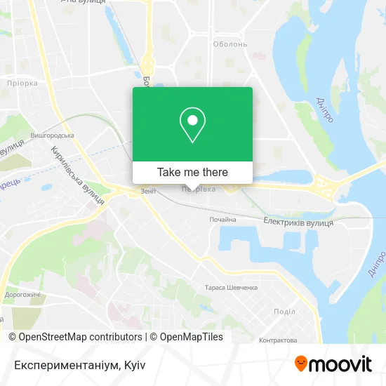 Карта Експериментаніум
