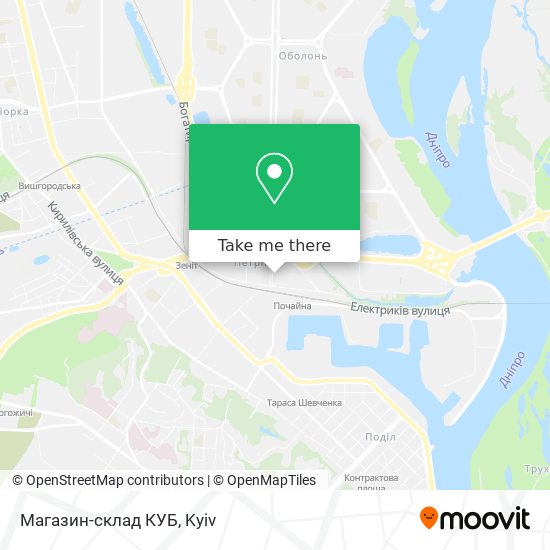 Магазин-склад КУБ map