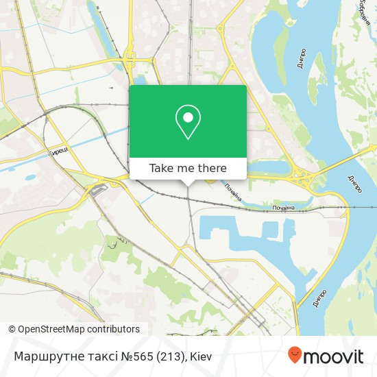 Карта Маршрутне таксі №565 (213)