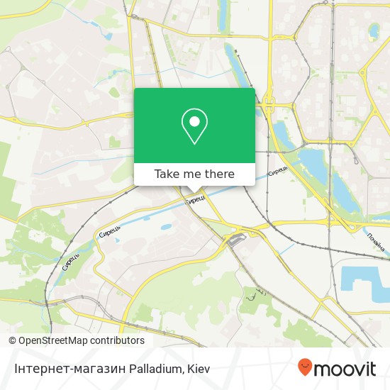 Інтернет-магазин Palladium map