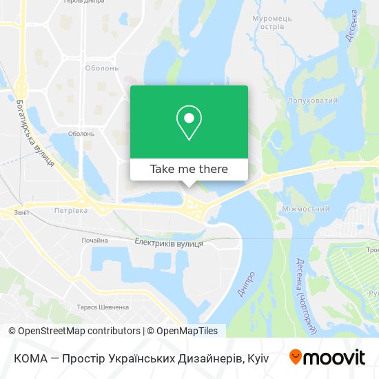 КОМА — Простір Українських Дизайнерів map