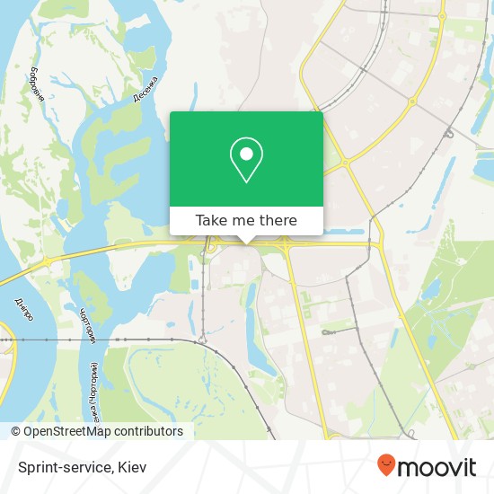 Sprint-service map