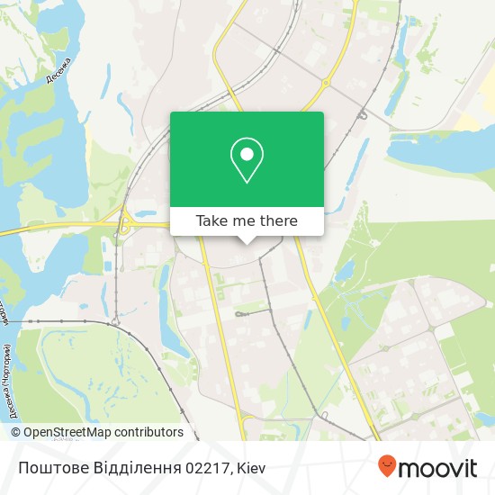 Поштове Відділення 02217 map