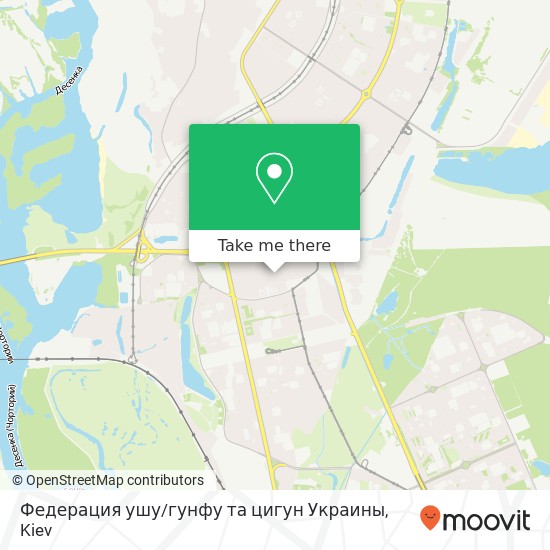 Федерация ушу / гунфу та цигун Украины map