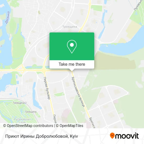 Карта Приют Ирины Добролюбовой
