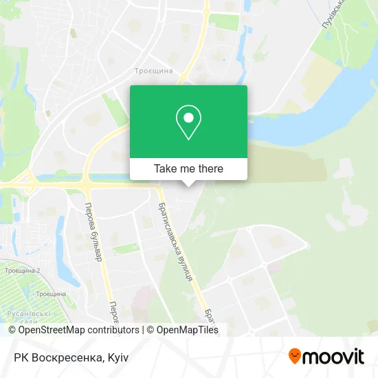 Карта РК Воскресенка