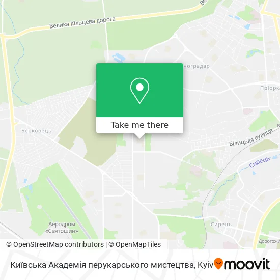 Київська Академія перукарського мистецтва map