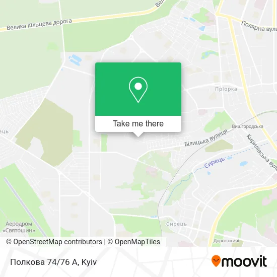 Карта Полкова 74/76 А