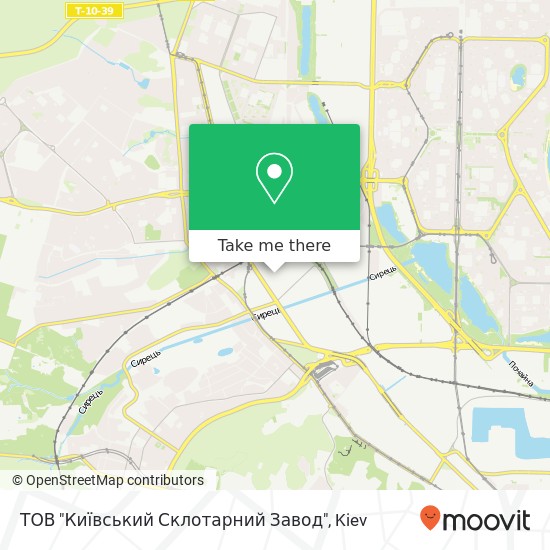 ТОВ "Київський Склотарний Завод" map